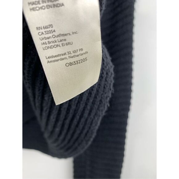 Free People Women's Marlie Ribbed Knit Pullover Sweater Black Size XS - Picture 7 of 9